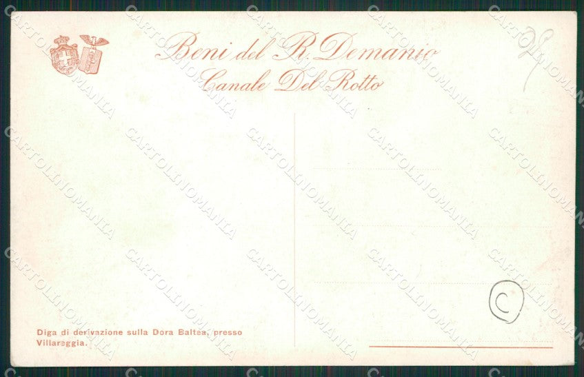 Torino Canale del Rotto cartolina QZ0687 – retro