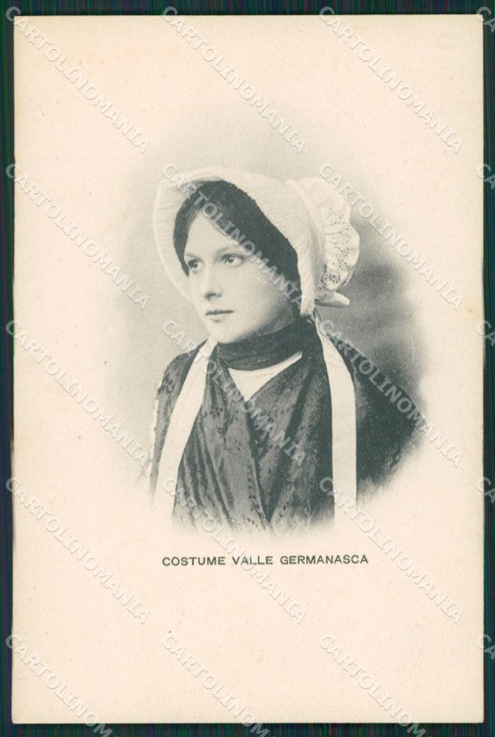 Torino Valle germanasca Costumi cartolina QZ0689 – fronte