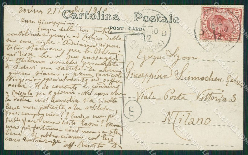 Torino foto cartolina QZ0705 – retro