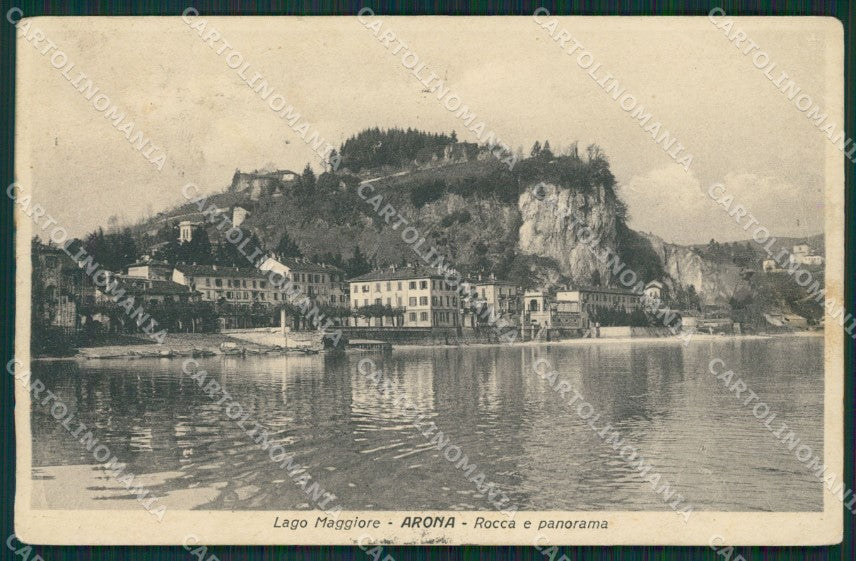 Novara Arona PIEGA cartolina QZ0714 – fronte