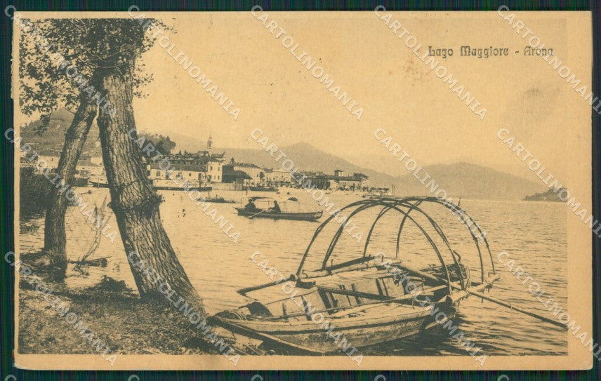 Novara Arona cartolina QZ0717 – fronte