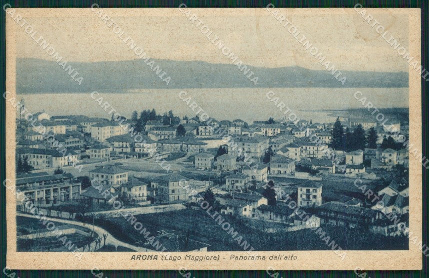Novara Arona cartolina QZ0720 – fronte