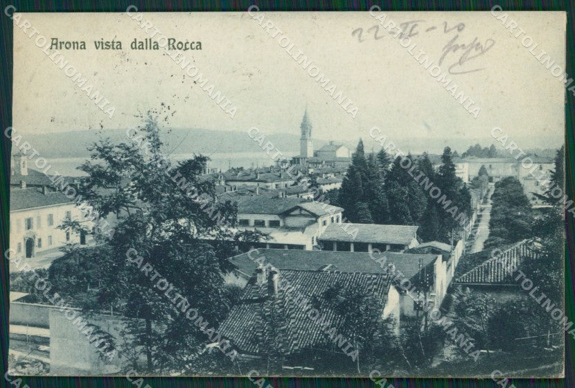 Novara Arona cartolina QZ0721 – fronte