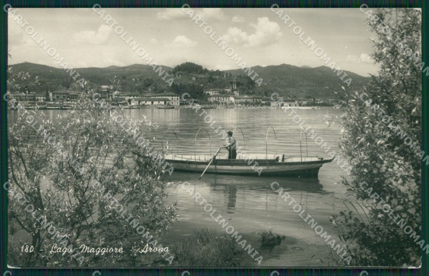 Novara Arona foto cartolina QZ0724 – fronte