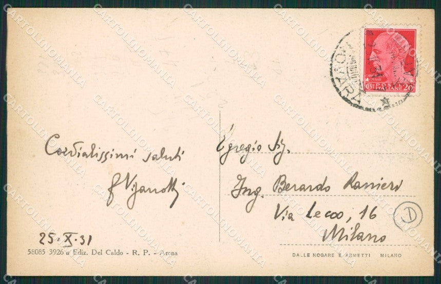 Novara Arona cartolina QZ0731 – retro