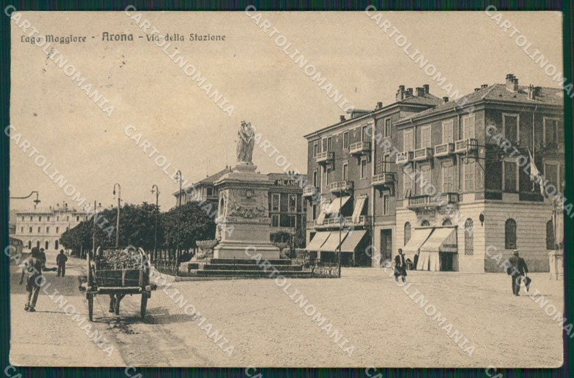 Novara Arona cartolina QZ0732 – fronte