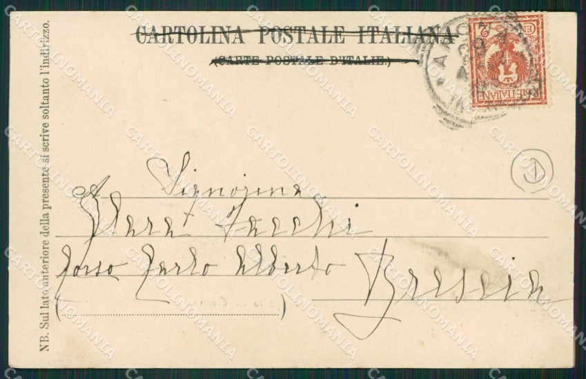 Novara Arona Battello cartolina QZ0738 – retro