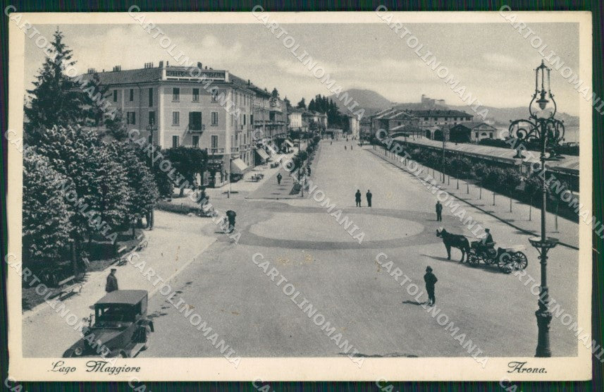 Novara Arona cartolina QZ0744 – fronte