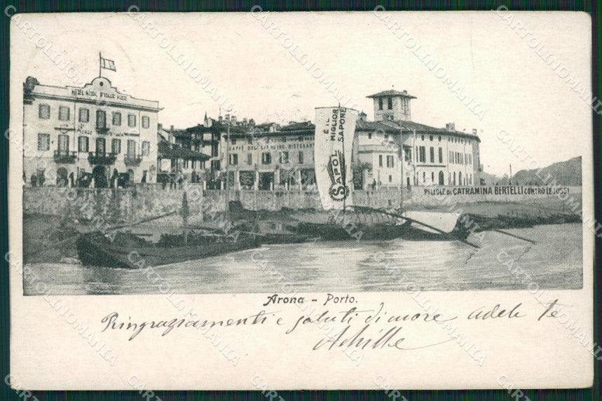Novara Arona STRAPPINO cartolina QZ0746 – fronte