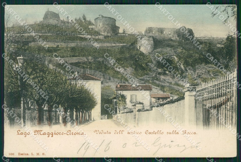 Novara Arona PIEGA cartolina QZ0747 – fronte
