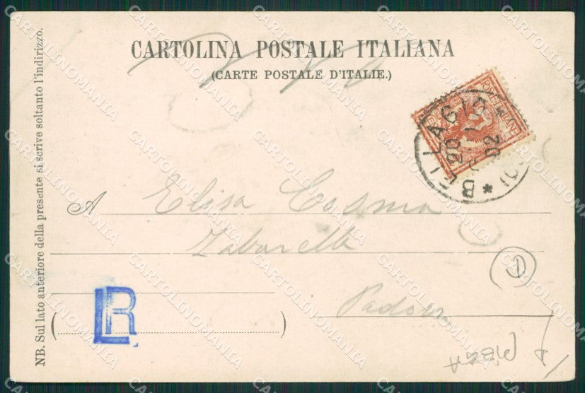 Novara Arona PIEGA cartolina QZ0747 – retro