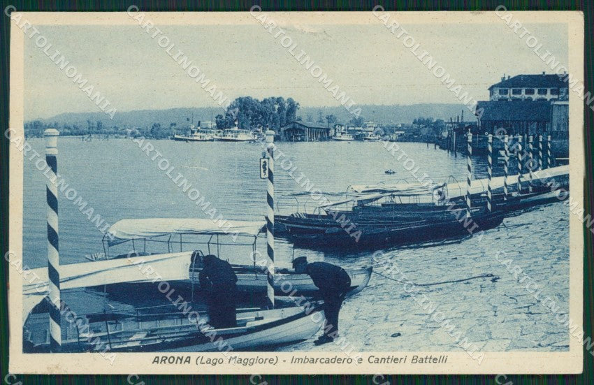 Novara Arona ABRASA cartolina QZ0749 – fronte