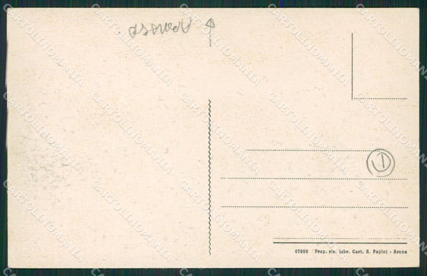 Novara Arona ABRASA cartolina QZ0749 – retro