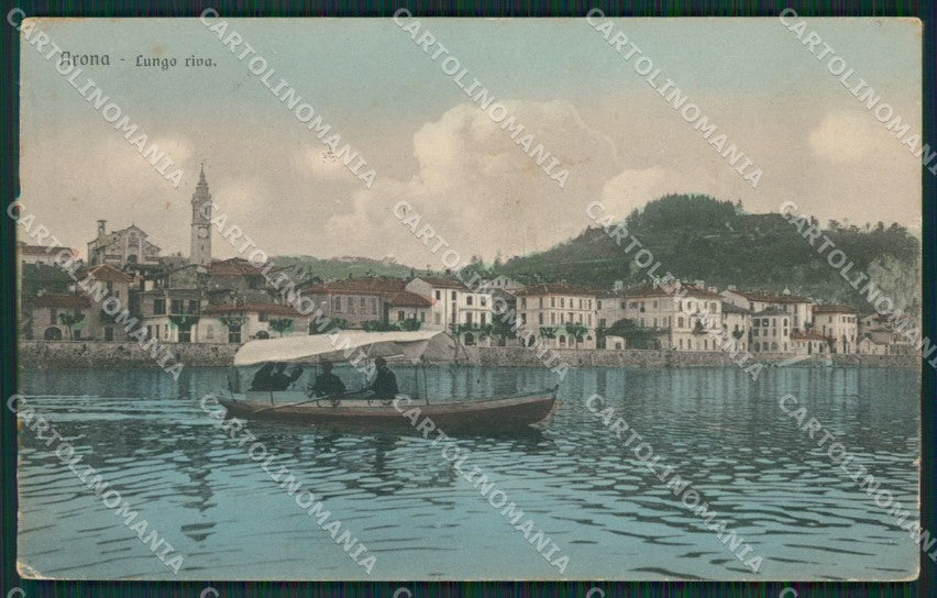Novara Arona cartolina QZ0750 – fronte
