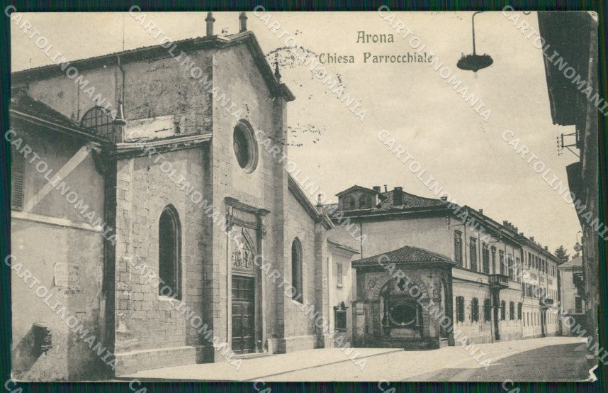 Novara Arona cartolina QZ0753 – fronte