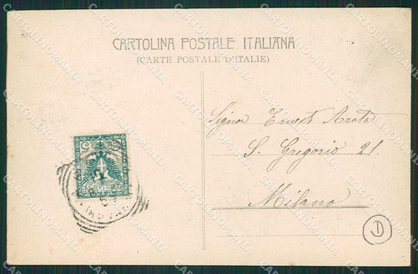 Novara Arona Battello cartolina QZ0756 – retro