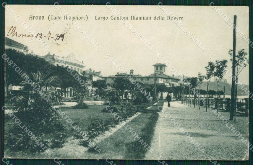 Novara Arona cartolina QZ0757 – fronte