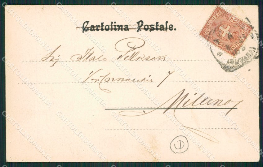 Novara Arona cartolina QZ0760 – retro