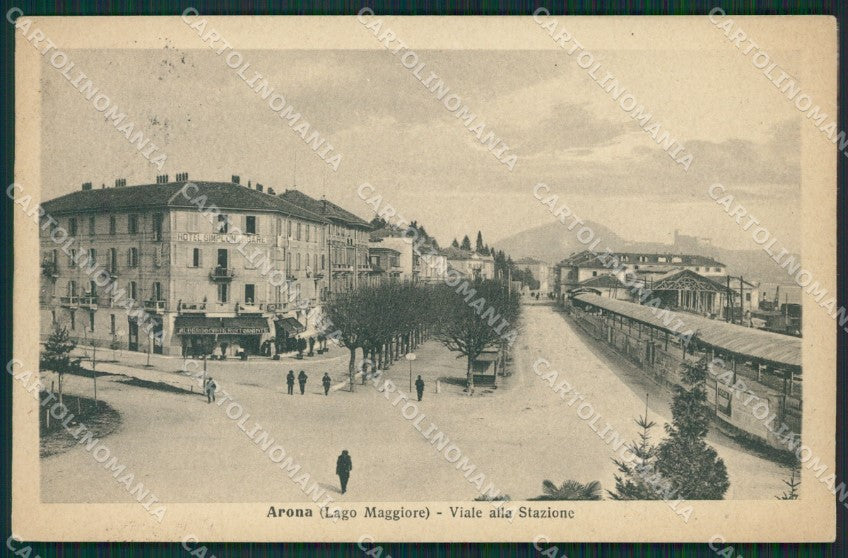 Novara Arona cartolina QZ0761 – fronte