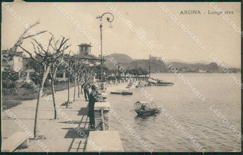 Novara Arona cartolina QZ0764 – fronte