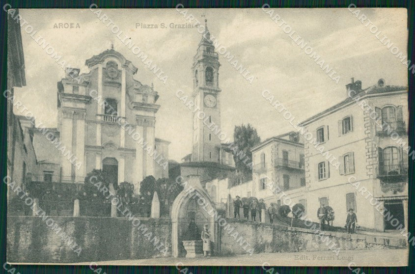 Novara Arona cartolina QZ0767 – fronte