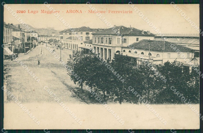 Novara Arona cartolina QZ0769 – fronte