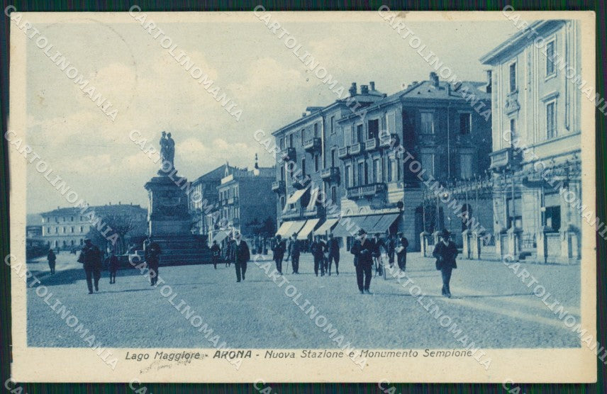 Novara Arona cartolina QZ0770 – fronte