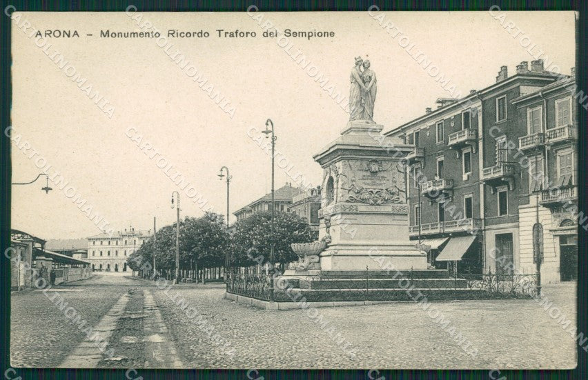 Novara Arona cartolina QZ0778 – fronte