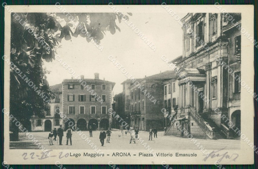 Novara Arona cartolina QZ0780 – fronte