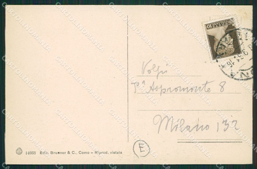 Novara Arona Battello cartolina QZ0782 – retro