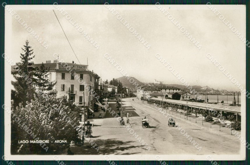 Novara Arona foto cartolina QZ0789 – fronte