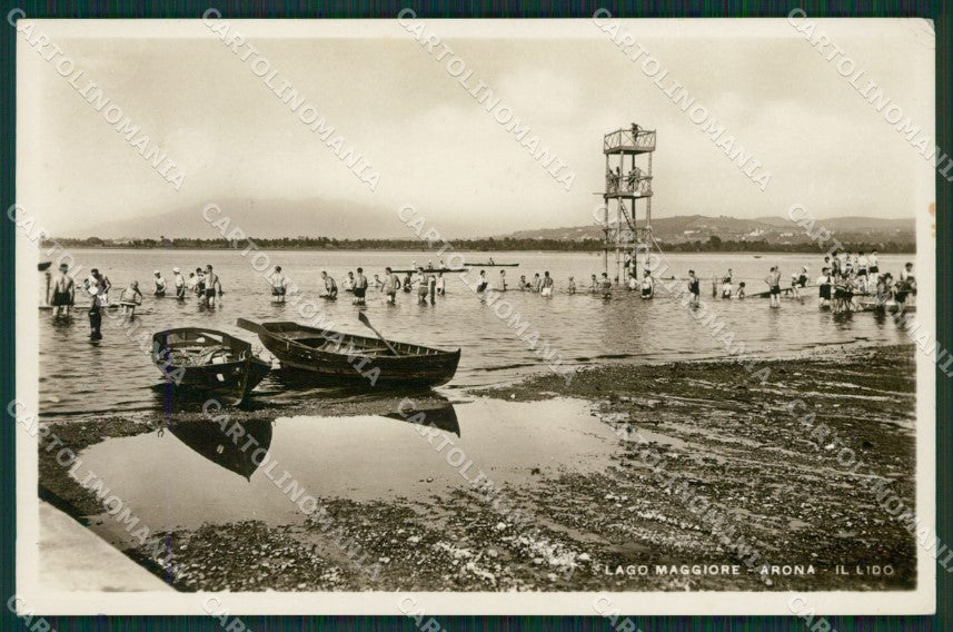 Novara Arona foto cartolina QZ0790 – fronte