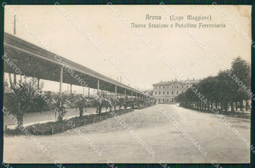 Novara Arona cartolina QZ0793 – fronte