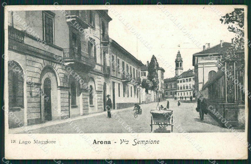 Novara Arona cartolina QZ0794 – fronte