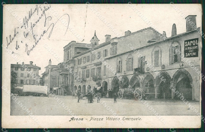 Novara Arona cartolina QZ0799 – fronte