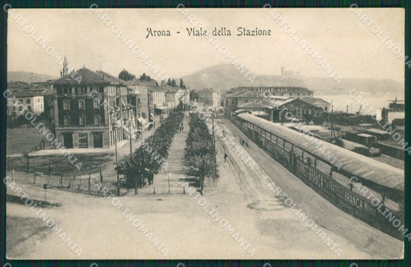 Novara Arona cartolina QZ0800 – fronte