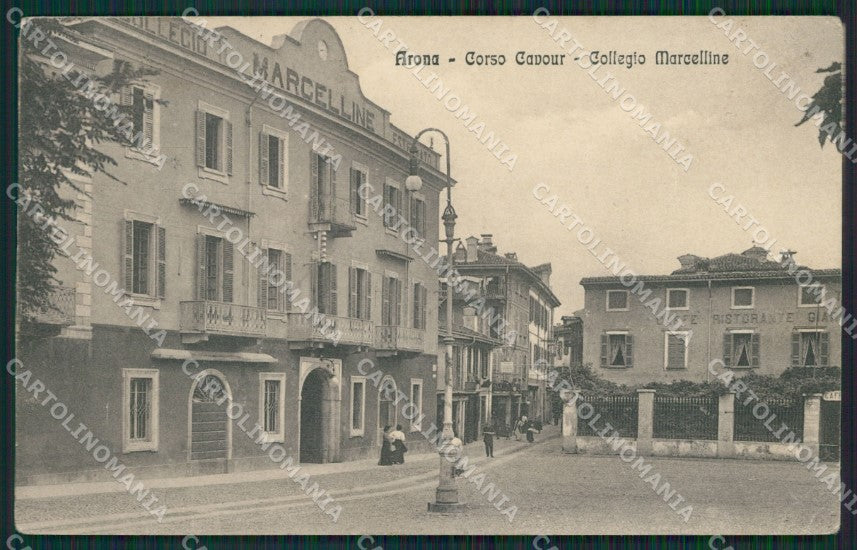 Novara Arona PIEGA cartolina QZ0802 – fronte