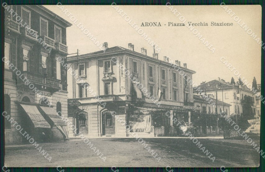 Novara Arona cartolina QZ0811 – fronte