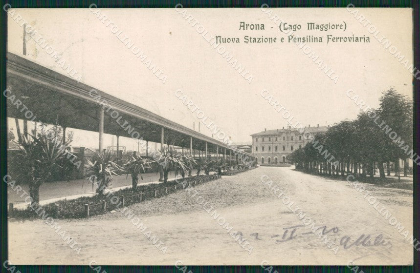 Novara Arona ABRASA cartolina QZ0813 – fronte