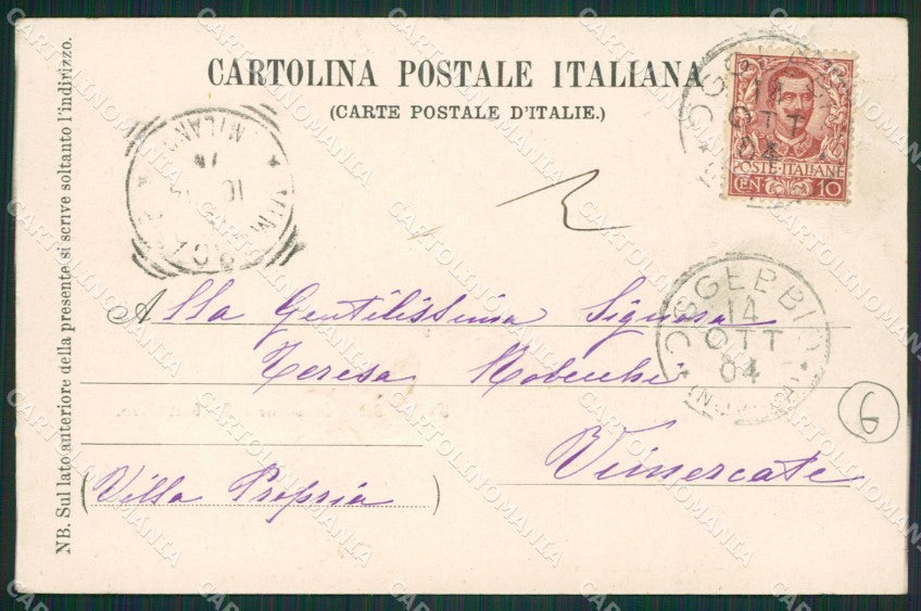 Novara Arona cartolina QZ0818 – retro