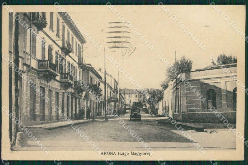 Novara Arona Stazione cartolina QZ0826 – fronte