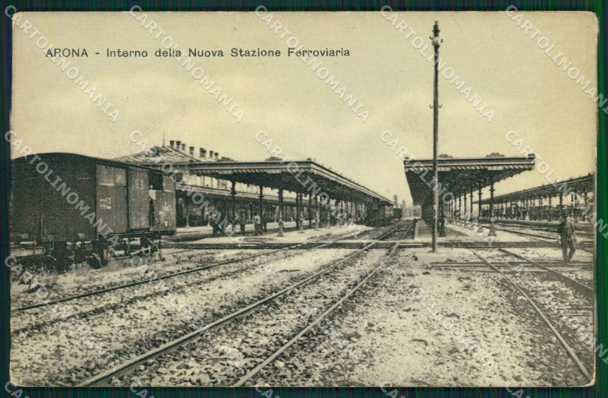 Novara Arona Stazione cartolina QZ0831 – fronte