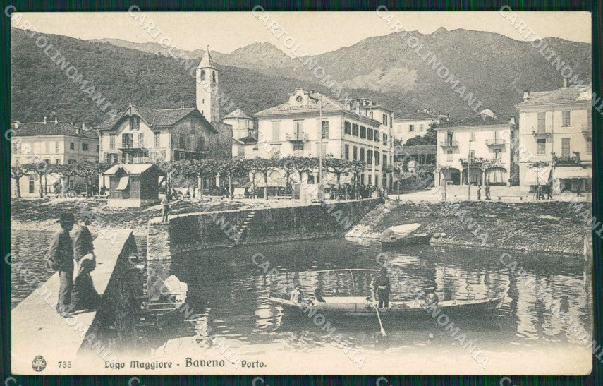 Verbania Baveno PIEGA cartolina QZ0844 – fronte