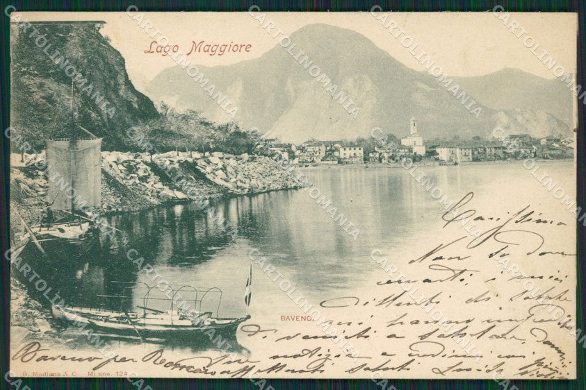 Verbania Baveno cartolina QZ0849 – fronte