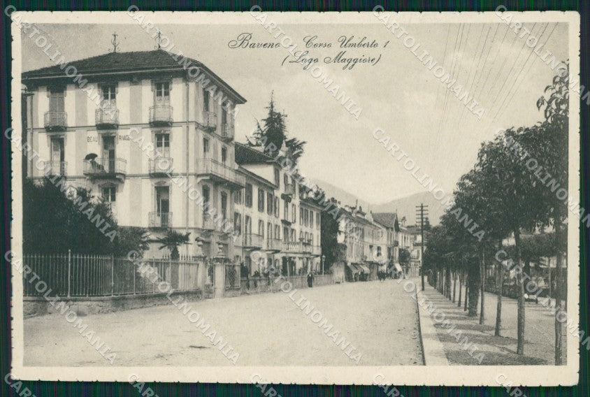 Verbania Baveno cartolina QZ0854 – fronte