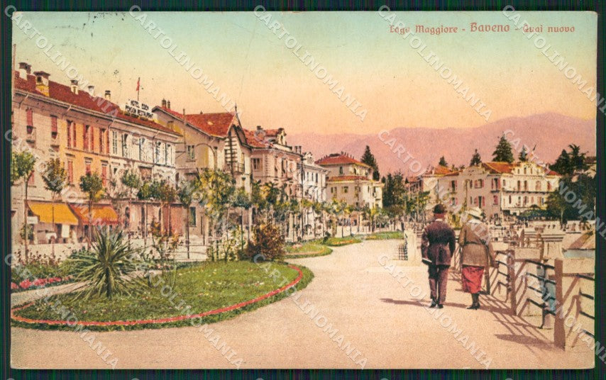 Verbania Baveno PIEGHINE cartolina QZ0858 – fronte