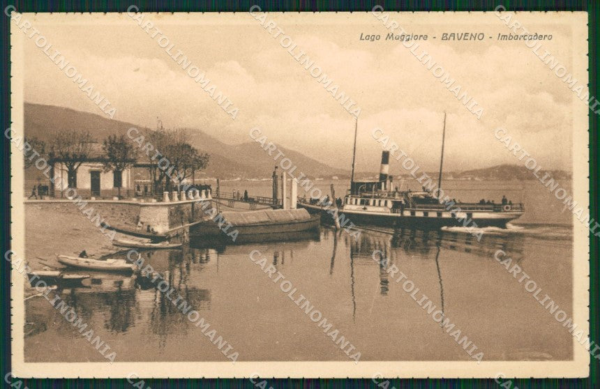 Verbania Baveno Battello cartolina QZ0859 – fronte