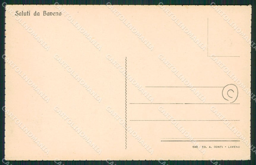 Verbania Baveno Battello cartolina QZ0859 – retro