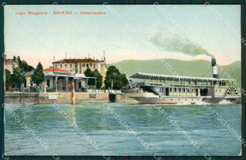 Verbania Baveno Battello cartolina QZ0861 – fronte