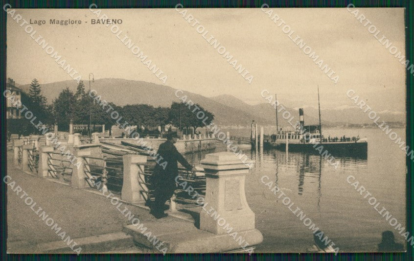 Verbania Baveno Battello cartolina QZ0868 – fronte